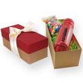 24 Oz. Sports Bottle Gift Box w/ Pretzels